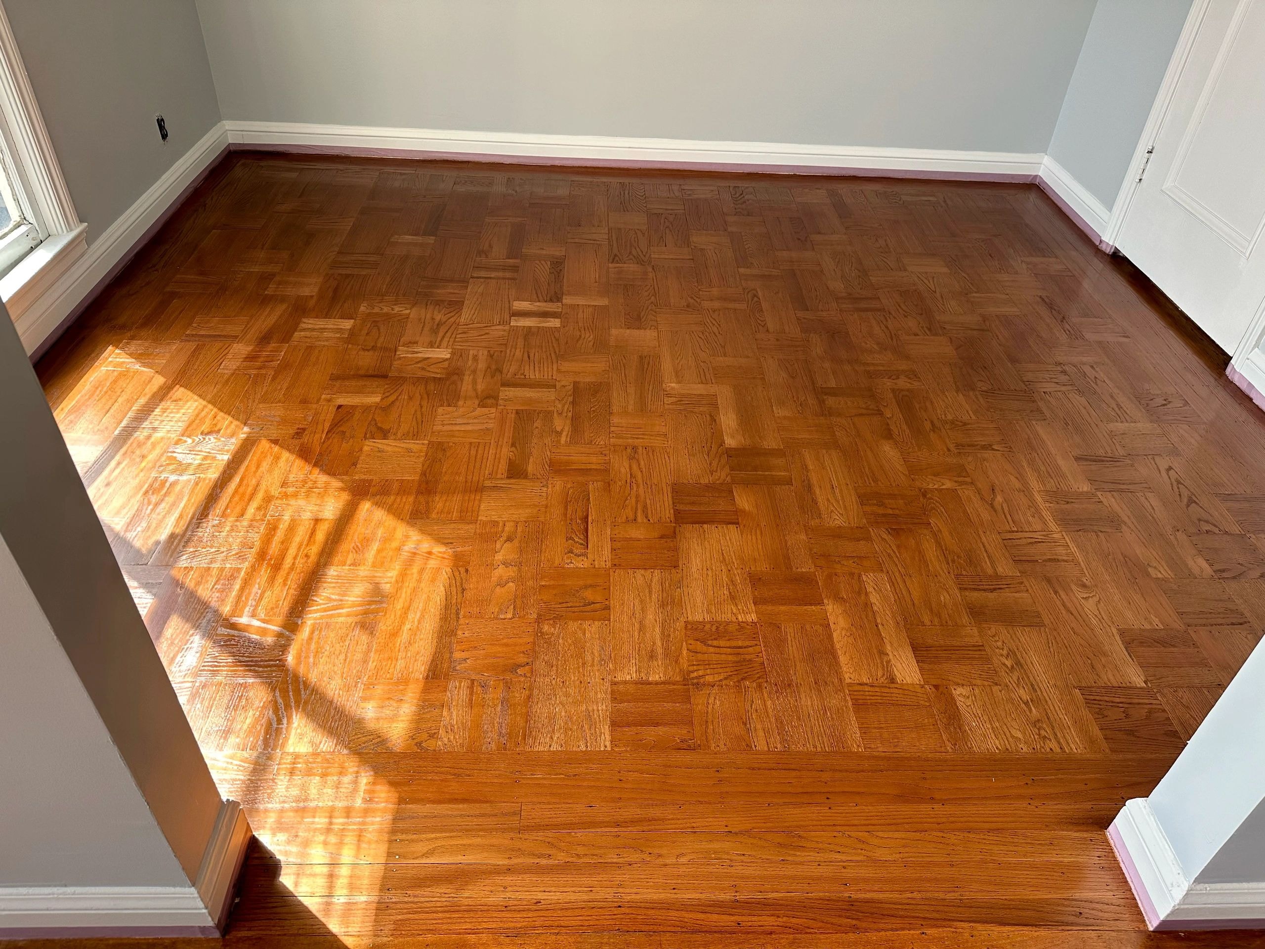 Hardwood floor sanding and refinishing