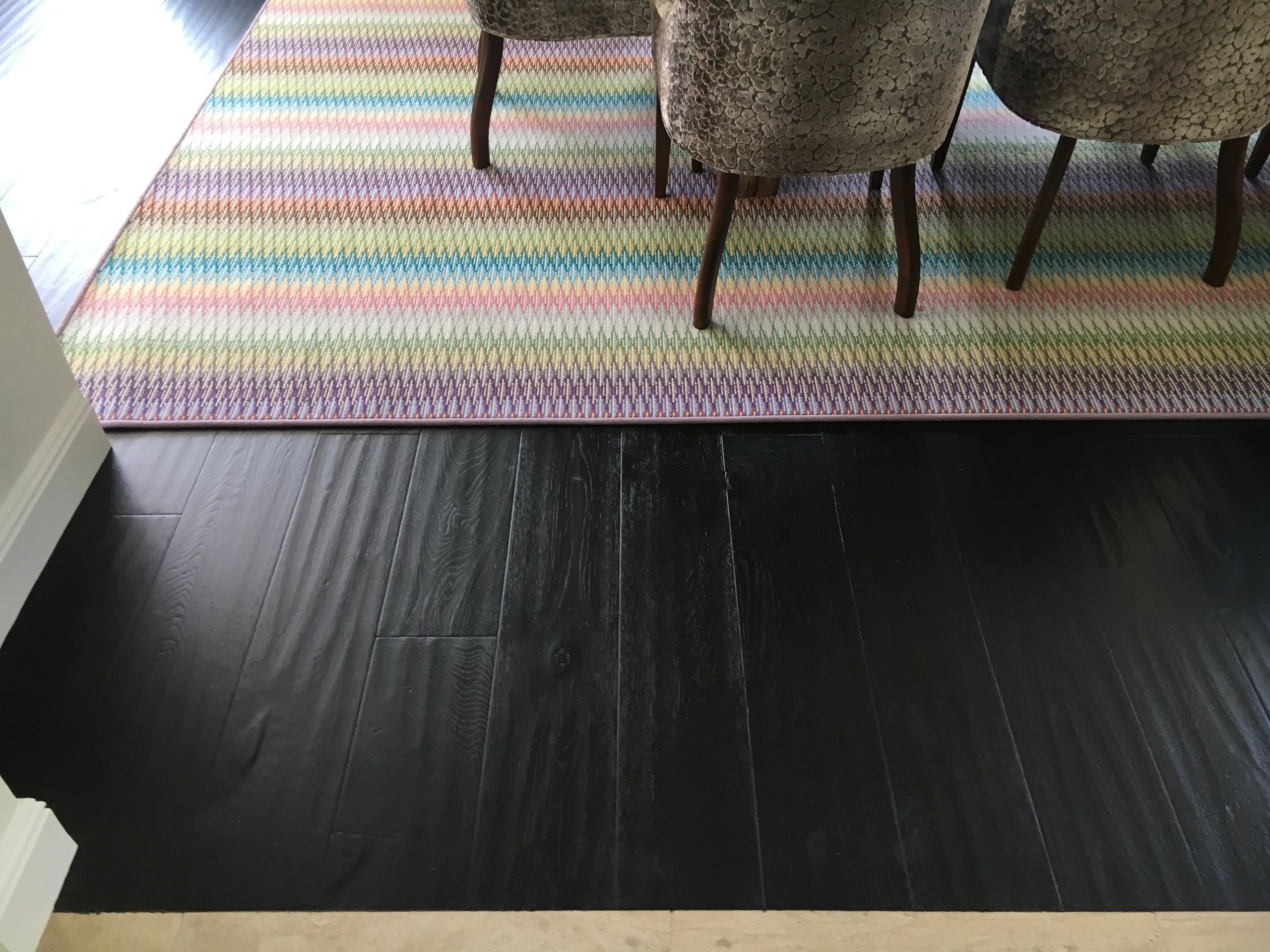 Hardwood floor installation